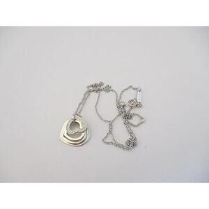 NWT Old Rubin SS Necklace with Multi Heart Charm Gift